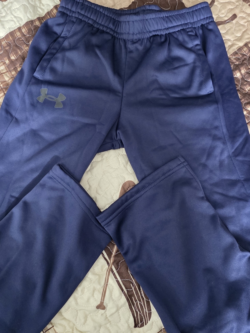 Under Armour Navy Blue Kids Athletic Joggers